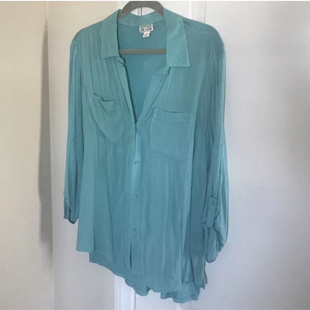 Converse One Star Button-down Blouse
